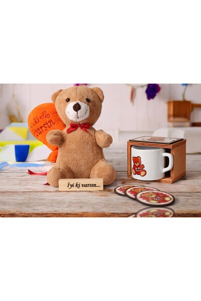 RETROGO iyi ki varsın ayıcık hediye seti