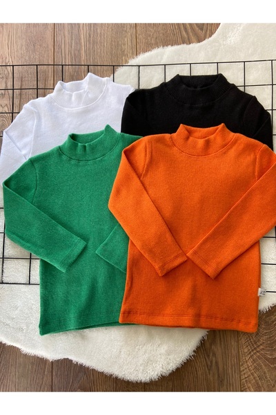 tunays shopping Комплект от 4 детски бодита с кадифена риза