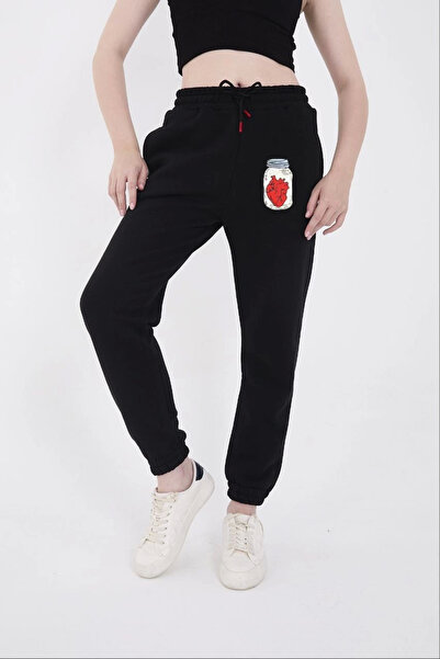 GurkStore بنطلون رياضي نسائي ثلاثي الخيوط P قطن u B مطبوع بخصر مطاطي C بجيوب ...