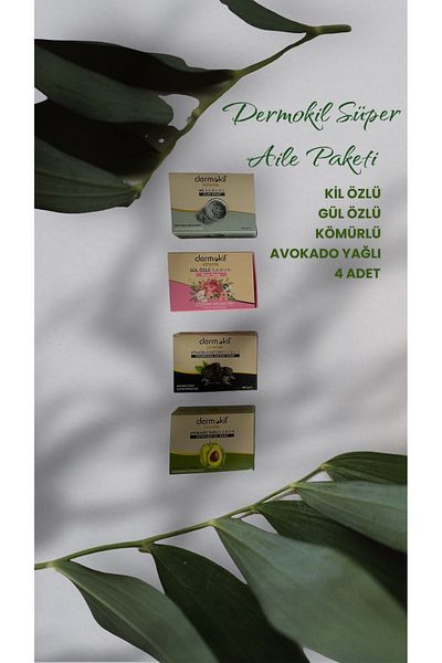 Dermokil Super Family Pack 4 Pieces 4 Different Solid Soaps