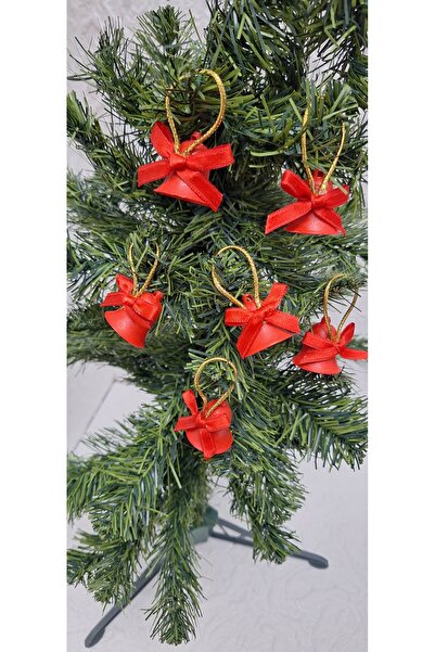 asöy Ornament pentru brad de Crăciun Ornament clopot roșu 3 cm Ornament pentr...