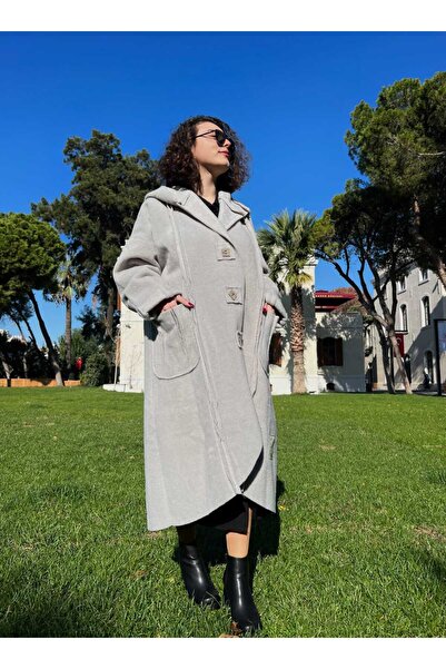 Modami oversize keçe kaban(40-50 beden uyumludur)