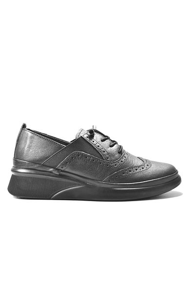 Beety 419-01 Pantofi de lucru Oxford ortopedici elastici din piele naturală