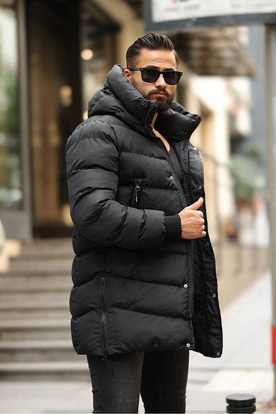 MODA ΑΝΔΡΙΚΟ ΧΕΙΜΕΡΙΝΟ ΜΑΚΡΥ ΠΑΛΤΟ ΜΕ ΛΕΠΤΟΜΕΡΕΙΑ ΦΕΡΜΟΥΡ