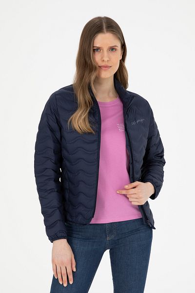 U.S. Polo Assn. Women's Navy Blue Coat 50280835 -Vr033