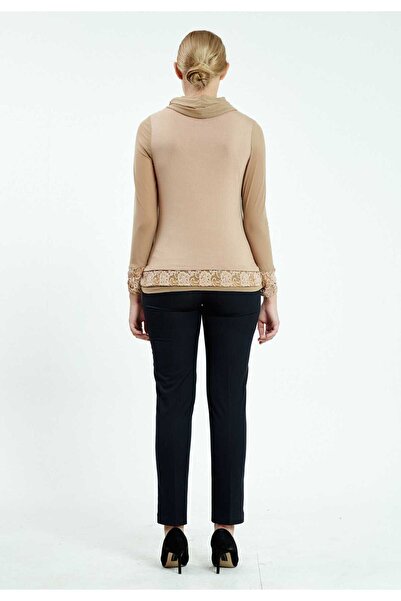 istanmall ΜΑΚΡΥΜΑΝΙΚΗ ΜΠΛΟΥΖΑ ΜΕ ΣΤΑΙΡΙΑ ΣΕ ΧΡΩΜΑ ΜΠΛΕ SER17008CAM