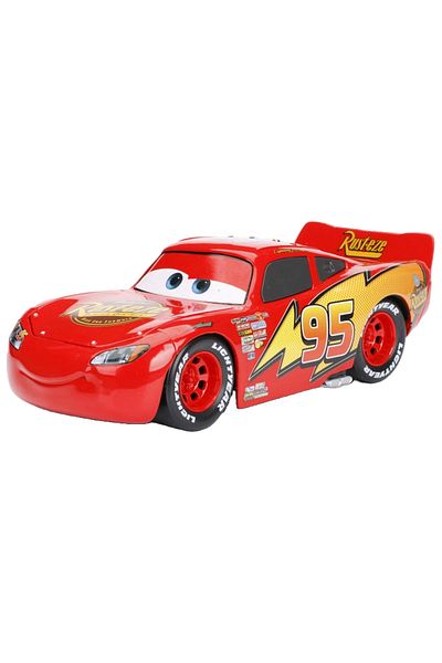 TOYFEST جادا 1/24 سيارة جادا لايتنينج ماكوين ذات العجلات الحرة القابلة للجمع