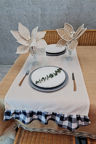 cotton maison Δρομέας Frilly Retro 40x110 εκ