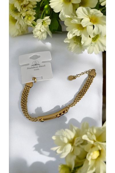 İNN JEWELLERY Steel Bracelet Tarnish Resistant Antiallergic Chain Figured (2 Years Importer Warranty)