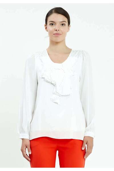 istanmall ΜΑΚΡΥΜΑΝΙΚΗ ΜΟΝΟΧΡΩΜΗ ΜΠΛΟΥΖΑ ΣΕΡ16820ΚΕΜ