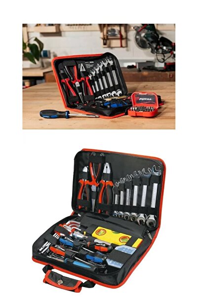 Magnotto El Aleti Seti Dolu Takım Çantası 56 Parça Alet Çantası Seti Wisent Alyan Anahtar Pense Tornavida Set
