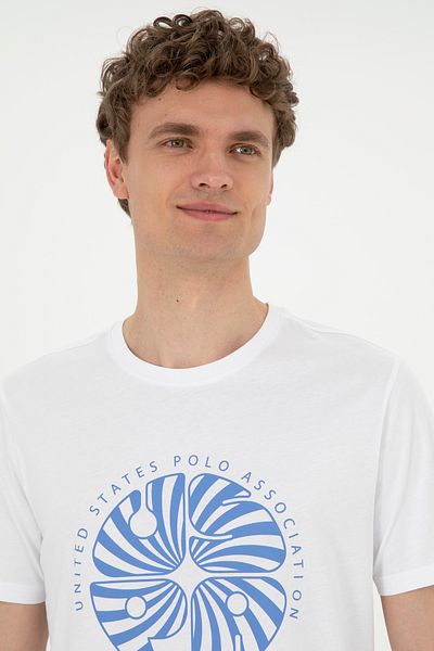 U.S. Polo Assn. Ανδρικό μπλουζάκι με κανονική εφαρμογή Crew λαιμόκοψη 50282009-vr013