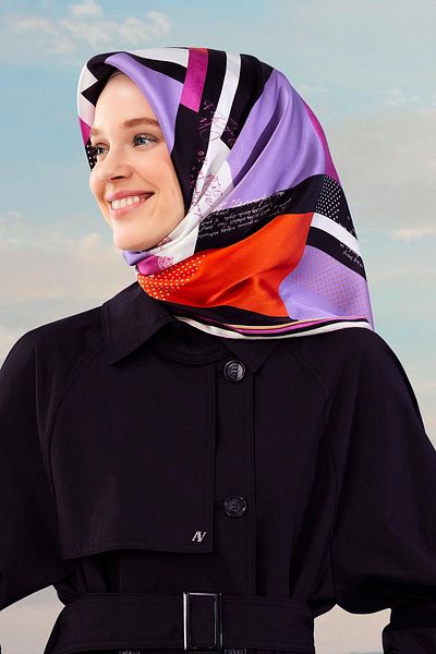 Armine 36 Sura Silk Scarf 9138D