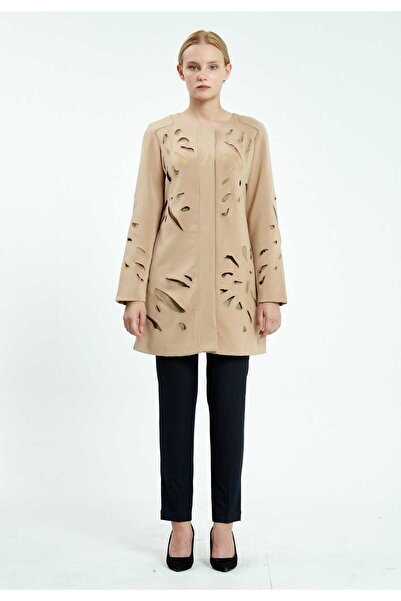 istanmall Long Sleeve Solid Color Regular Tunic Ser21247Cam