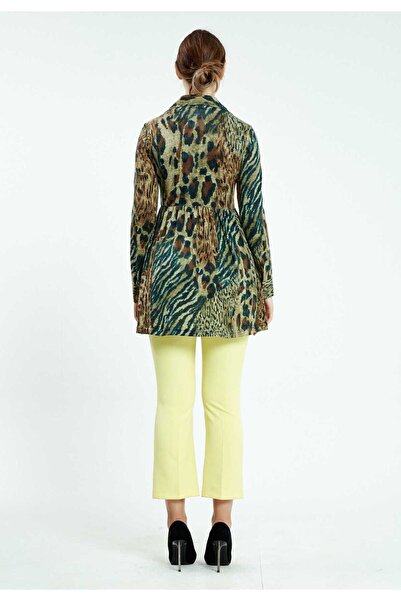 istanmall Туника с дълги ръкави и животински принт SER11018YSL