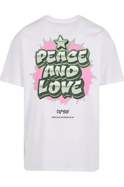 Upscale by Mister Tee Peace&love Heavy Oversize Tee