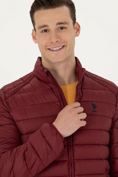 U.S. Polo Assn. Men's Burgundy Coat 50271078 -Vr177