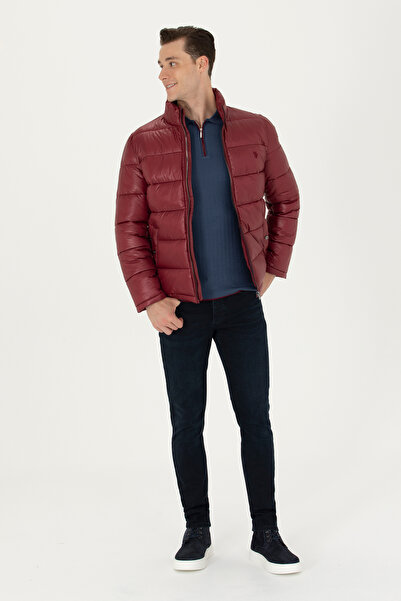 U.S. Polo Assn. Men's Burgundy Coat 50271094-Vr014