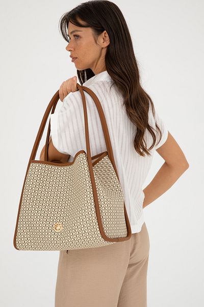 U.S. Polo Assn. Women's Beige Shoulder Bag 50293713 -Vr011