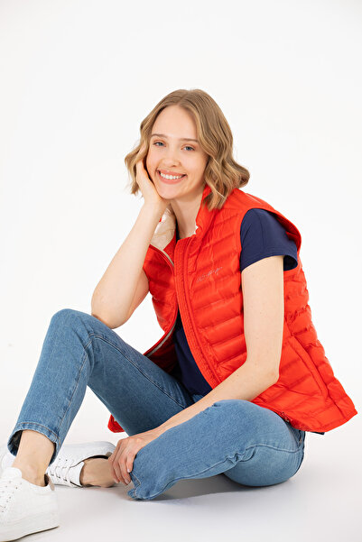 U.S. Polo Assn. سترة حمراء نسائية 50261412 -VR030