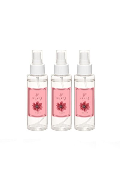 Missi 3'lü Garden Rose Kolonya Seti (50 ML)