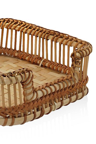 The Mia 18x4x6 cm Φυσική θήκη για χαρτοπετσέτα μπαμπού