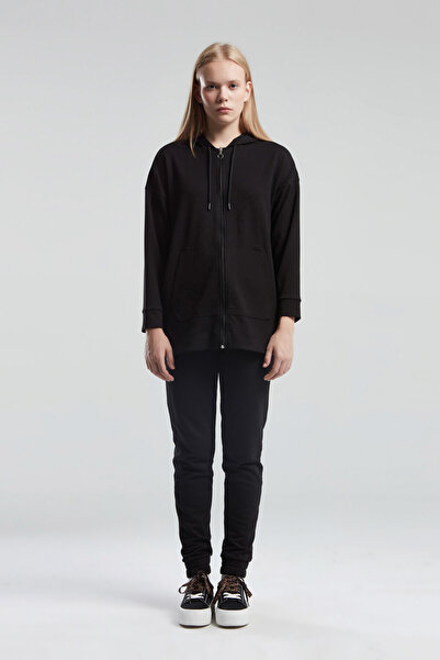 BENMANAJ Cardigan negru de damă