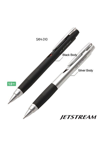 Uni -ball Sxn-310 Gümüş Basmalı Jetstream 1.0 Kalem