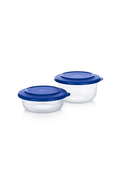 Tupperware Crystal Bowl Midnight Blue 275ml and 450 ml Set