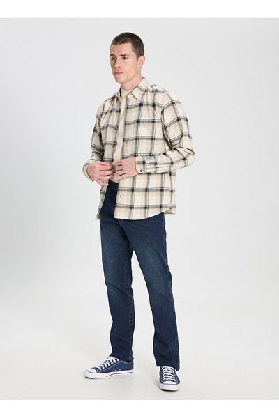 WRANGLER Ανδρικό πουκάμισο Relaxed Beige W242608900 Μπεζ πουκάμισο