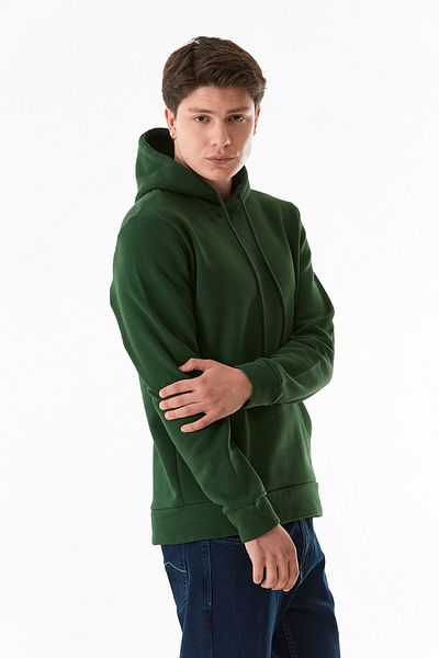 Fulla Moda Φούτερ με κουκούλα 3 κλωστών Basic Kangaroo Pocket