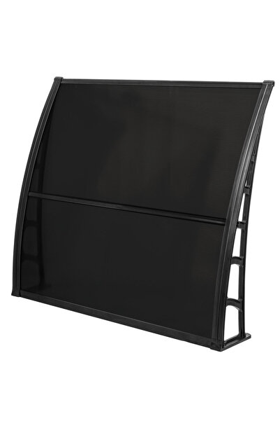 SUNDURMAGROSS LUPIN Kapı Pencere Üstü Pratik Sundurma 105x120 - Siyah