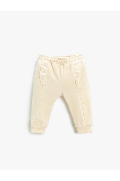 Koton Baby Girl Μπεζ Φούτερ 3WMG40119AK