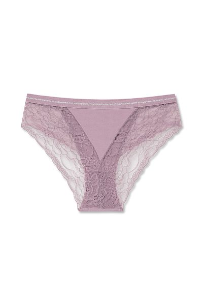 HNX Γυναικεία εσώρουχα Interlock Lace Λεπτομερή γκλίτερ μέσης από καουτσούκ