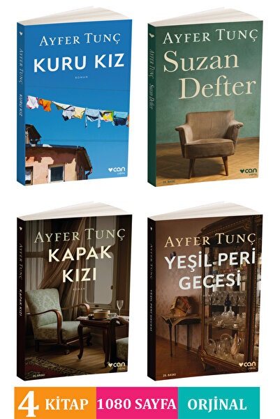 Buğday Kitap Ayfer Tunç Suzan Defter-Kapak Kızı-Yeşil Peri Gecesi-Kuru Kız (4...