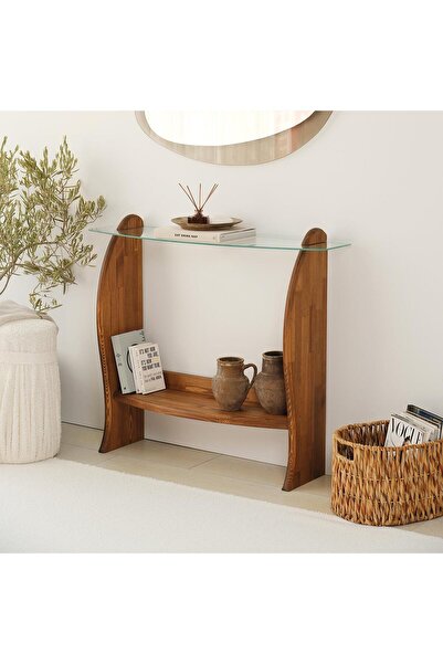 NEOstill - Surf Masif Dresuar / Kestane&Şeffaf Cam