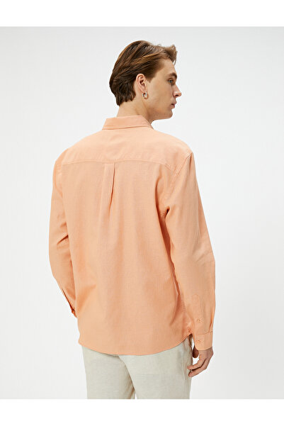 Koton Long Sleeve Shirt Classic Cuff Collar Buttoned