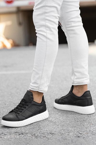 brosco Bărbați Laser Skin Piele Stil de viață Casual Elegant Zilnic Pantofi ortopedici cu șireturi Pantofi sport