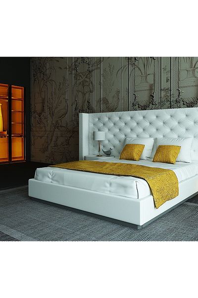 KARAT design Luxury Hotel Style Bed Throw Pillow Cover and Runner Set