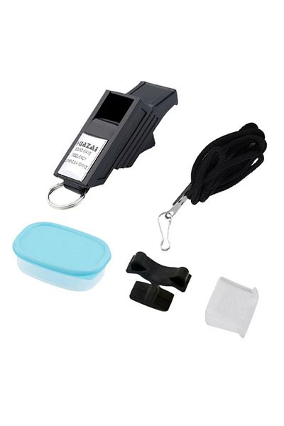 APWIKOGER Professional Soccer Referee Whistles Big Sound Football Whistles Seedless Plastic Whistles Basket...