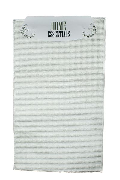HOME ESSENTIALS Σετ 2 Χαλάκια Μπάνιου - Αντιολισθητική Βάση, Πλένεται και Απορροφά Νερό
