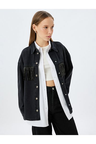 Koton Stoned Denim Jacket