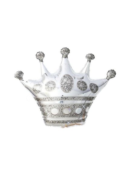 CUGY Queen Crowned 1 Year Old Numbers Pink Black Silver Themed Party Set Birthday Decoration for Girls