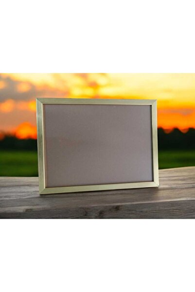 Özcam Ayna Ve Çerçeve 30 X 42 Fotoğraf Evrak Poster Ruhsat Diploma Resimlik GoldÇerçeve