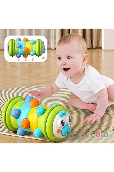 Choice لعبة دوارة للزحف للأطفال، أسطوانة للأنشطة التعليمية واللياقة البدنية، مستشعر تطوير وقت البطن للرضع...