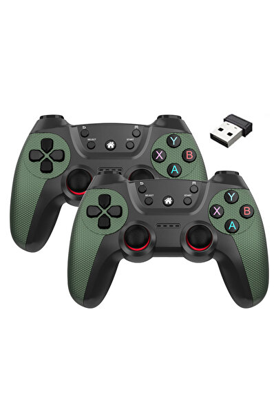 Choice green High quality 2.4G Wireless doubles game Controller For M8/GD10/G11 Pro/X2 Game Stick for Linux