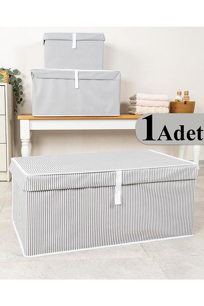 Pazar Kapısı Multi-Purpose Organizer Box Mega Plus Gray 70x40x30cm