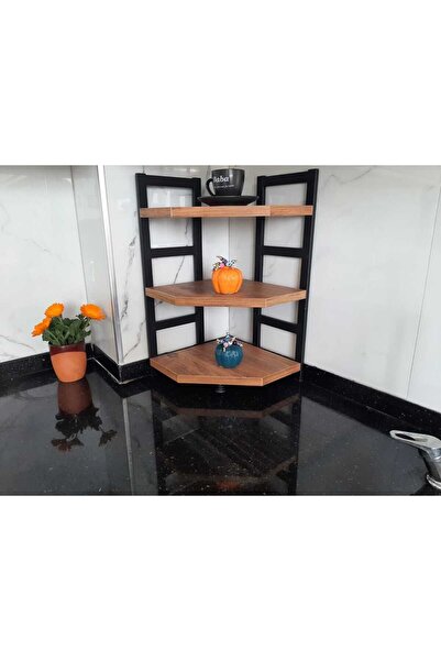 AKIS HOME Tezgah Üstü Köşe Raf  Üçlü