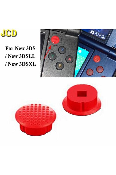 JCD قطعتان من 2 إلى 10 قطع لعصا التحكم اليمنى الجديدة 3ds 2ds Xl Ll C عصا التحكم الدائرية غطاء مقبض الزر لـ N