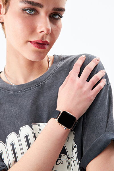 Aqua Di Polo 1987 Rose Gold Unisex Black Silicone Digital Led Wrist Watch Apwr 033304